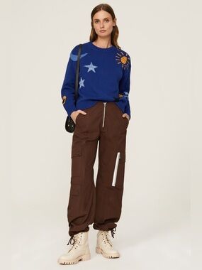 ☀️RAILS Zoey Celestial Crewneck Sweater☀️ Size Medium